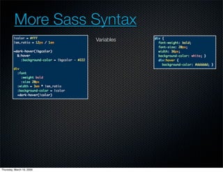Unobtrusive Stylesheets