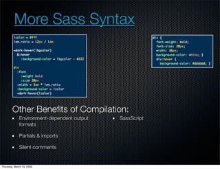 Unobtrusive Stylesheets