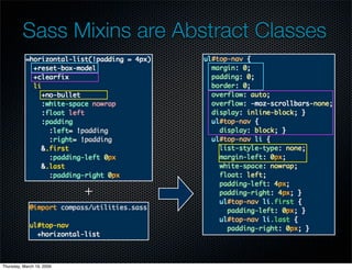 Unobtrusive Stylesheets