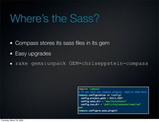 Unobtrusive Stylesheets