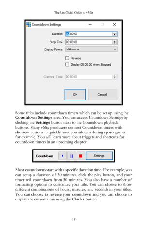 Unofficial guide to vmix by streamgeeks | PDF