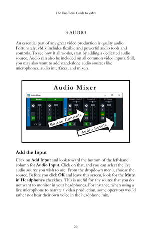 Unofficial Source Unofficial guide to vmix by streamgeeks | PDF
