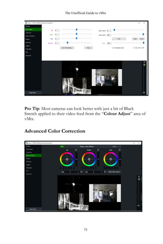 Vmix User Guide.pdf Unofficial guide to vmix by streamgeeks | PDF