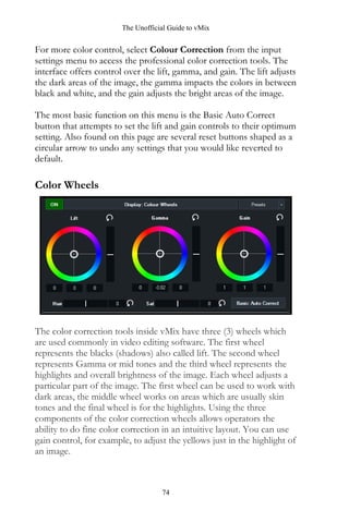 Unofficial guide to vmix by streamgeeks | PDF