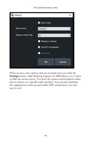 Vmix User Guide.pdf Unofficial guide to vmix by streamgeeks | PDF