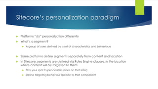 Unofficial Sitecore Training - Data enrichment and personalization | PDF