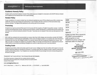 Undergraduate Transcripts of Deepak (Danny) Singh | PDF