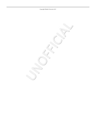 Walden Transcript Unofficial Walden University Transcript of Deepak (Danny) Singh ...