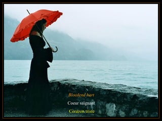 Bloedend hart
Coeur saignant
Corazon triste
 