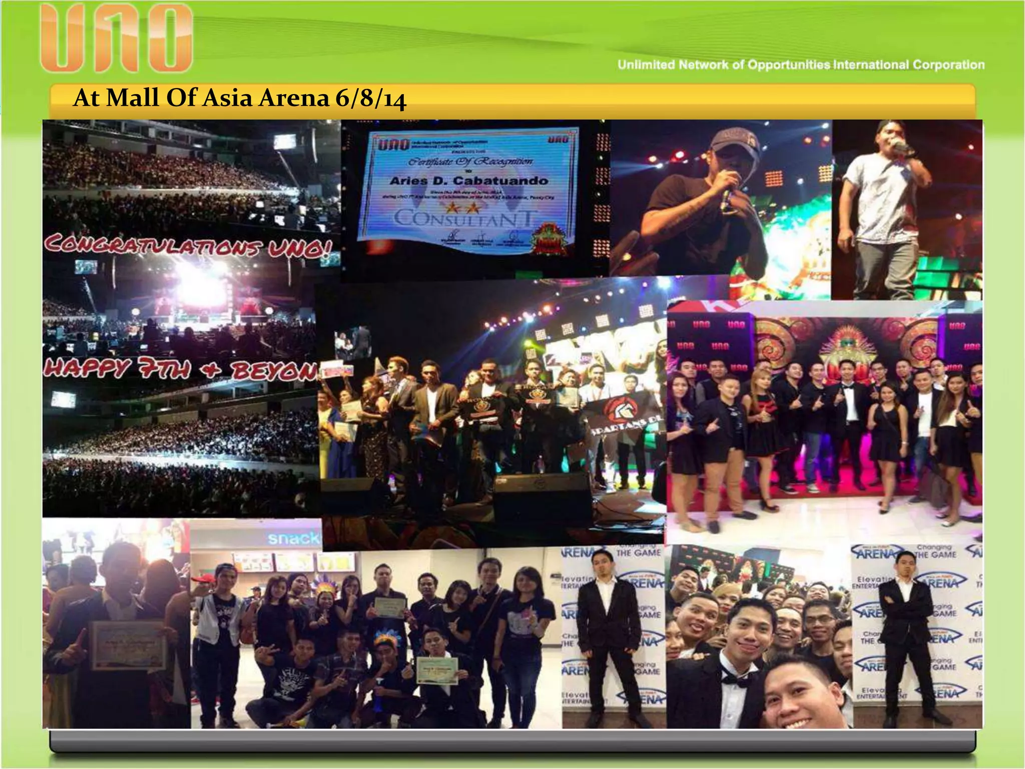 At Mall Of Asia Arena 6/8/14
 