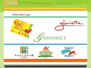AYALA EGC Card
GIFT CERTIFICATES
 