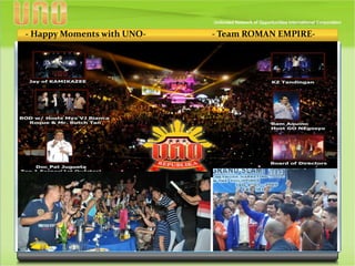 - Happy Moments with UNO- - Team ROMAN EMPIRE-
 