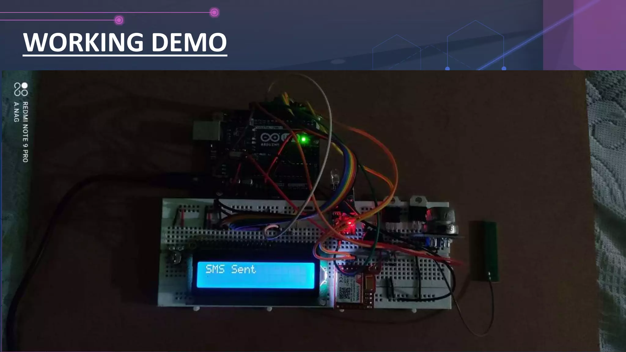 Home Security System using Arduino & GSM | PPTX