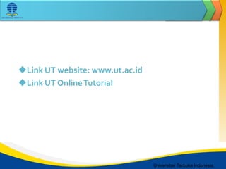 Universitas terbuka at a glance | PPT