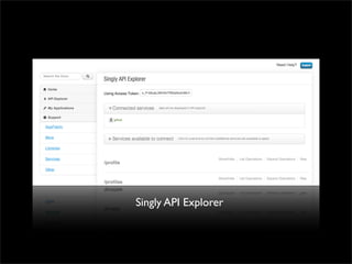 Singly API Explorer
 