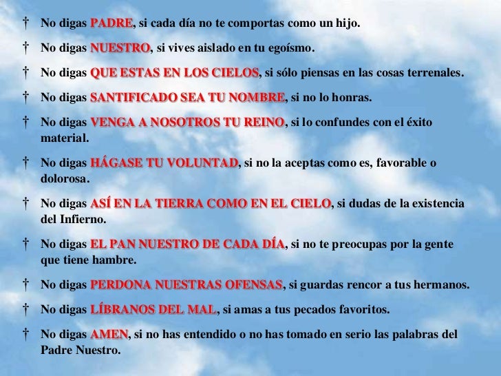 Un padre nuestro