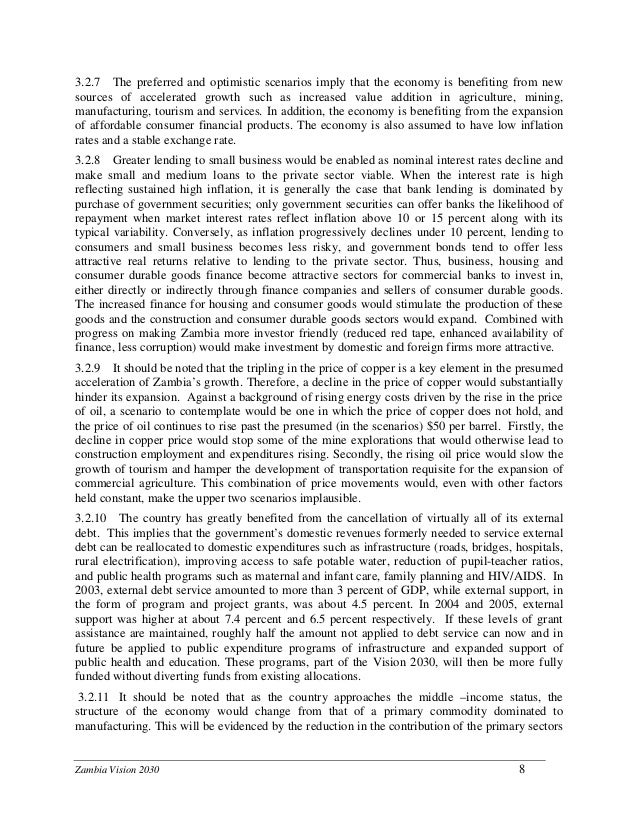 Zambia Vision 2030