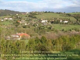 Un paseo por caldones PPT