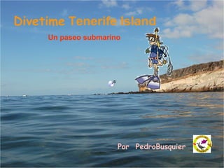Divetime  Tenerife Island Un paseo submarino Por  PedroBusquier 