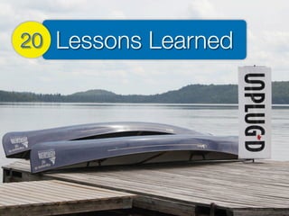 Lessons Learned20
 