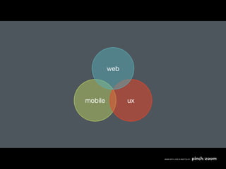 web



mobile         ux
 
