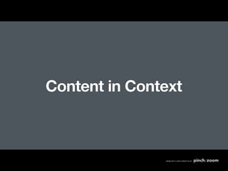 Content in Context
 