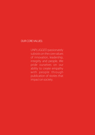 Unplugged Lifestyle Media Kit