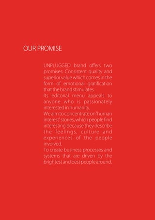 Unplugged Lifestyle Media Kit