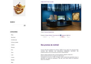 SEARCH
OK
CATEGORIES
Blog
Business
Conferences
Crimes et délits
Culture
Espace
Film
Jeux
Livre
Loisirs
Modele
Moto
A Marseille!! A l'abri du soleil.
Photo: Francois Deladerriere.
Si vous aviez des problèmes de calculs, CASIO va vous aider à les résoudre. Bien
connues des étudiants, ces calculatrices intelligentes permettent des
programmations et de nombreuses formules mathématiques.
Dans le même projet bon plan on trouve quelques caleçons, boxers etc ...
Et de la basket de renom, en veut tu en voilà encore!
"Converse a vu le jour en 1908. À l'origine, notre société était spécialisée dans la
fabrication de sabots en caoutchouc. Très vite, nous avons utilisé ce caoutchouc
dans nos sneakers."
Posted in Culture, Nature | Comments (0) | Facebook | Print |
| | |
Des promos de rentrée!
J’aime 4 Tweet Share
 