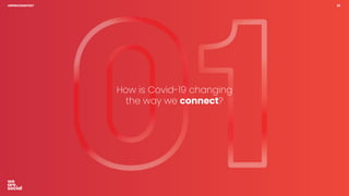 UNPRECEDENTED?
How is Covid-19 changing
the way we connect?
23
 