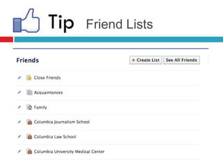 Friend Lists
 