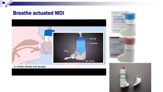 Breathe actuated MDI
 