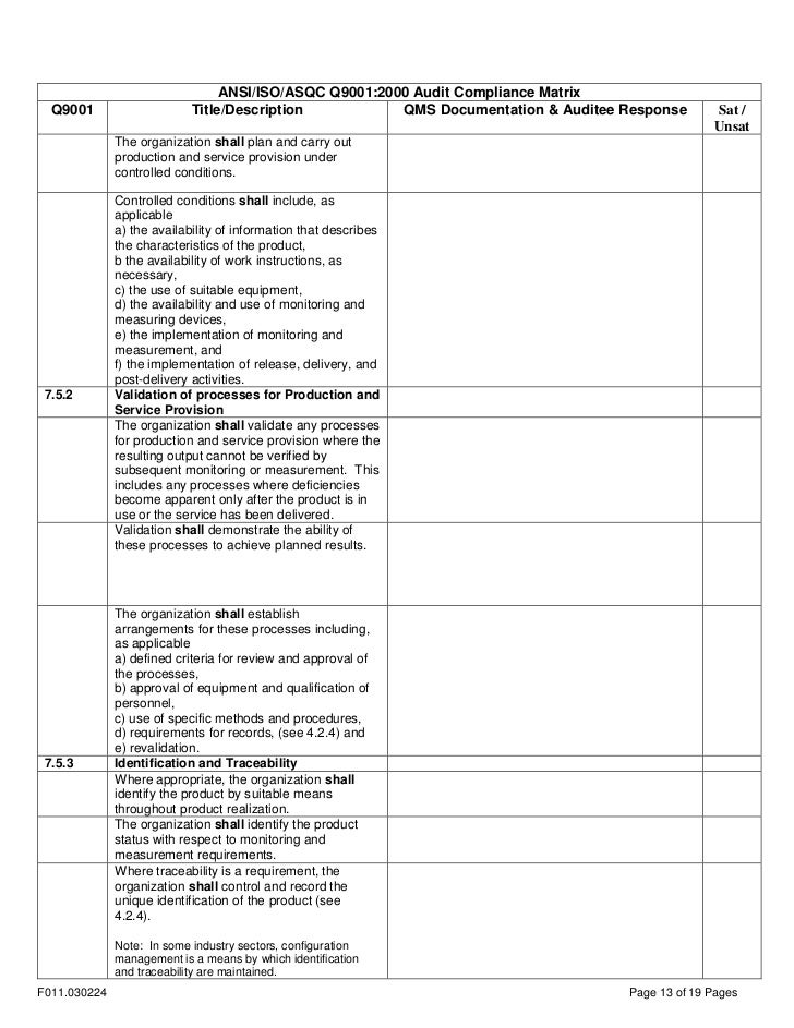 free iso 9001 2015 audit checklist excel xls free iso 9001 2015 audit checklist excel xls