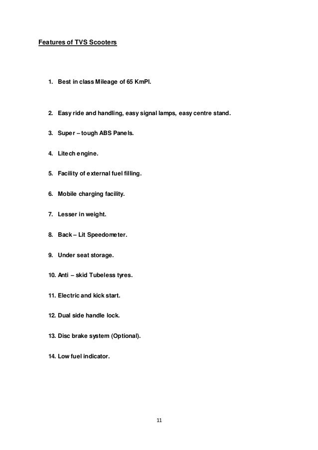 Objectives of tvs motor company image