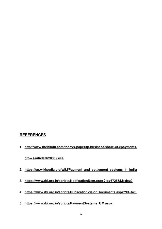 Literature review of e-payment system