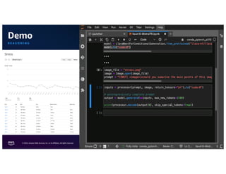© 2024, Amazon Web Services, Inc. or its affiliates. All rights reserved.
Demo
R E A S O N I N G
 