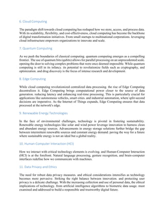 Unraveling the Critical Technology Elements: Navigating the Digital ...