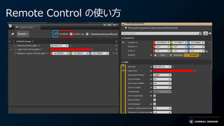 Remote Control の使い方
 