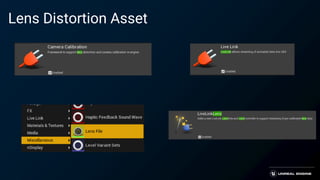 Lens Distortion Asset
 