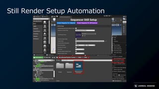 Still Render Setup Automation
 