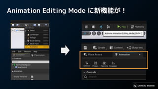 Animation Editing Mode に新機能が！
 