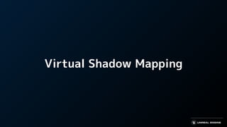 Virtual Shadow Mapping
 