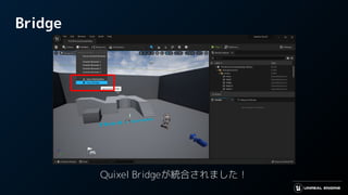 Bridge
Quixel Bridgeが統合されました！
 
