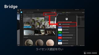 Bridge
ライセンス認証を行い
 