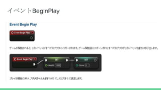 イベントBeginPlay
 