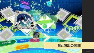 © historia Inc. #ue4fest
音と演出の同期
音と演出の同期
 