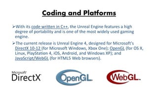 Unreal Engine (For Creating Games) Presentation | PPTX