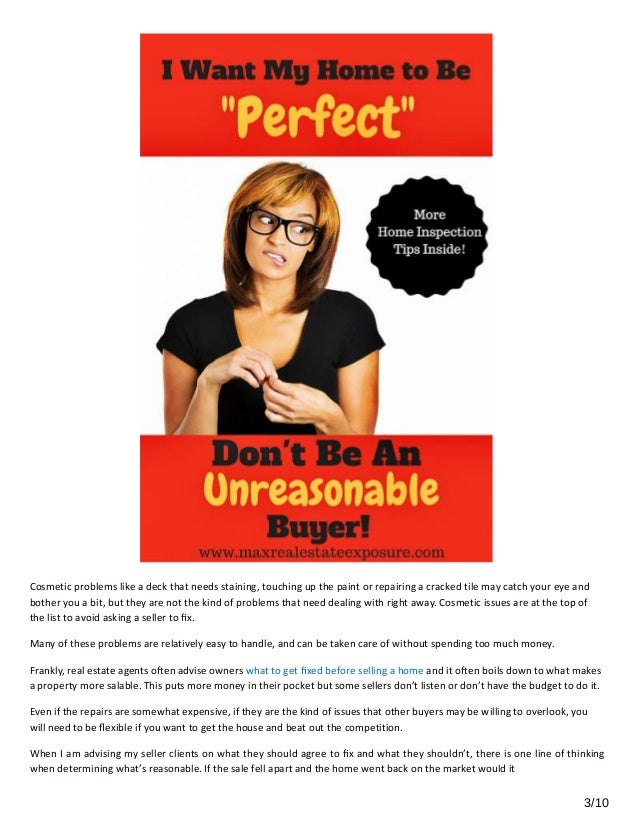 what are unreasonable home inspection repairs become a home inspector flyer