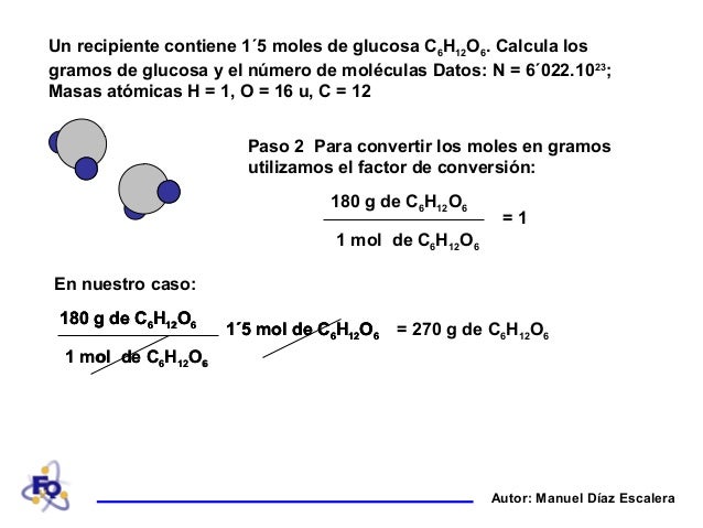 Cuantas Moleculas Hay En Un Mol