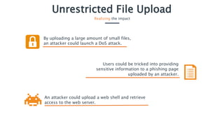 Secure Code Warrior - Unrestricted file upload | PPTX